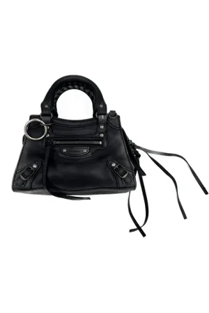 Balenciaga Femme, Pre-owned, Noir, Taille: ONE Size Pre-owned Cuir sacs-main