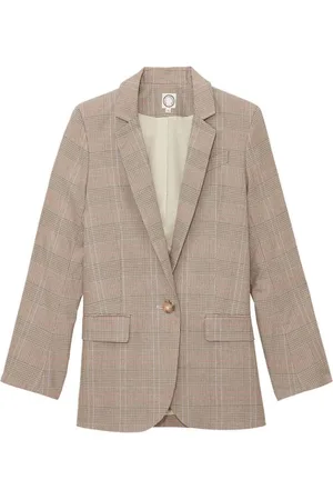 Inès de la Fressange Femme, Vestes, Multicolore, Taille: 42 FR Bruna checked jacket