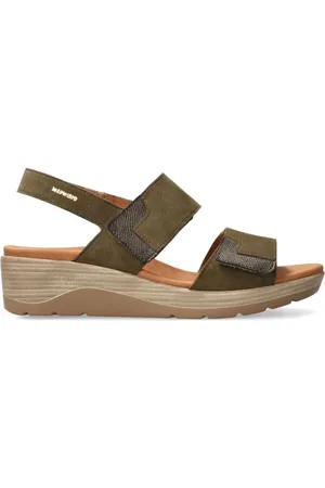 Mephisto Femme, Chaussures, Vert, Taille: 35 EU Sandale Femme Verte - Style Calie
