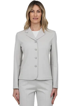 Max Mara Femme, Vestes, Gris, Taille: 38 FR Veste Slim Fit