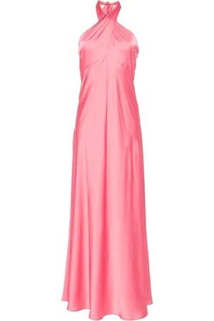 D.EXTERIOR Femme, Robes, Rose, Taille: 38 FR Robe Longue Corail