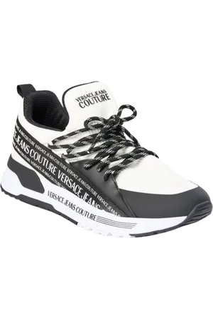 VERSACE Homme, Chaussures, Blanc, Taille: 40 EU Baskets Élégantes