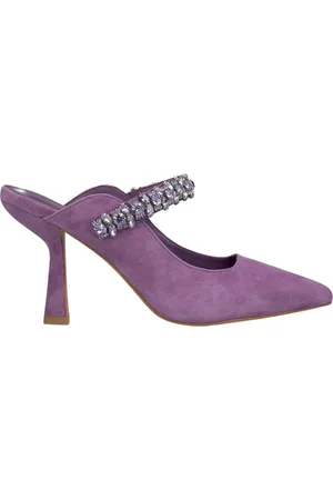 Alma en Pena Femme, Chaussures, Violet, Taille: 38 EU Chaussure Slingback Élégante avec Bride Ornée