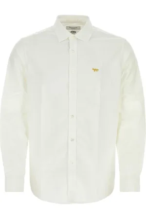 JUNYA WATANABE Homme, Chemises, Blanc, Taille: S Chemise Popeline Blanche Collaboration