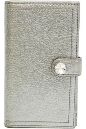 Miu Miu Femme, Pre-owned, Gris, Taille: ONE Size Pre-owned Cuir petite-maroquinerie