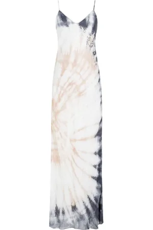 GABRIELA HEARST Femme, Robes, Multicolore, Taille: 36 FR Cachemire Soie Laine Robe Col en V