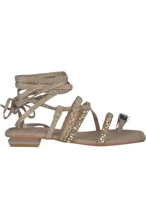 Alma en Pena Femme, Chaussures, Brun, Taille: 36 EU Sandale Grecque À Sur La Jambe