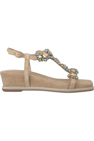 Alma en Pena Femme, Chaussures, , Taille: 41 EU Sandalette à talon compensé strass