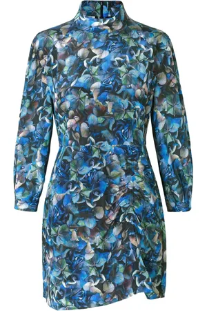 Baum und Pferdgarten Femme, Robes, Multicolore, Taille: 42 FR Robe Mini Col Roulé Hortensia
