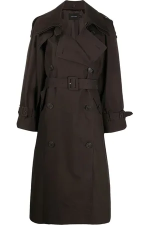 Low Classic Femme, Manteaux, Brun, Taille: 40 FR Trench-Coat Classique Marron Foncé