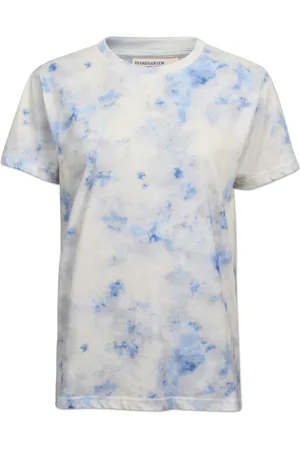 Baum und Pferdgarten Femme, Tops, Multicolore, Taille: 42 FR T-shirt en coton imprimé nuage