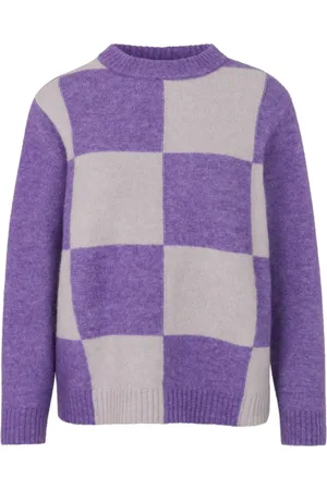 Baum und Pferdgarten Femme, Pulls, Multicolore, Taille: 42 FR Pull à Carreaux Coloré