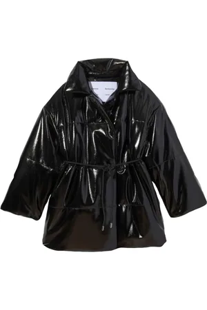 Proenza Schouler Femme, Manteaux, Noir, Taille: 36 FR Manteau Puffer Laqué