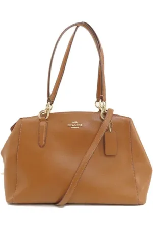 Coach Femme, Pre-owned, Brun, Taille: ONE Size Pre-owned Cuir sacs-ports-paule