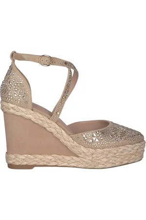 Alma en Pena Femme, Chaussures, , Taille: 40 EU Sandale à talon compensé avec strass