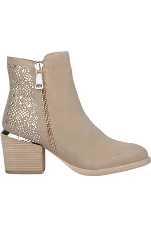 Alma en Pena Femme, Chaussures, , Taille: 37 EU Bottines en cuir avec fermeture éclair latérale