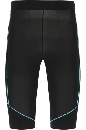 MCM Homme, Shorts, Noir, Taille: M Leggings en Mélange de Viscose Noire Élégants