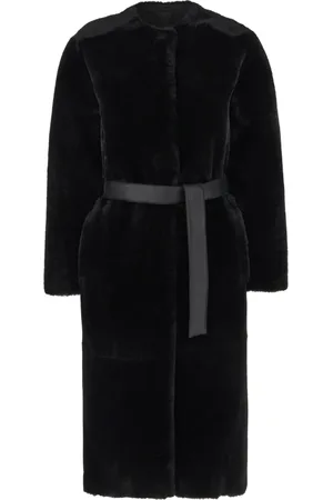 Blancha Femme, Vestes, Noir, Taille: 38 FR Manteaux & Vestes en Fourrure