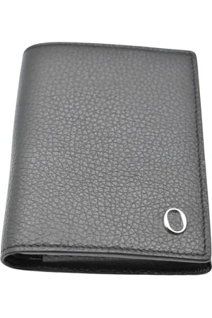 Orciani Femme, Accessoires, Noir, Taille: ONE Size Portefeuille en cuir noir avec fermeture à bouton