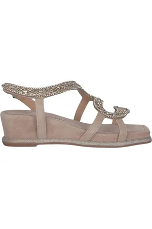 Alma en Pena Femme, Chaussures, Brun, Taille: 37 EU Serpent Compensé Sandale