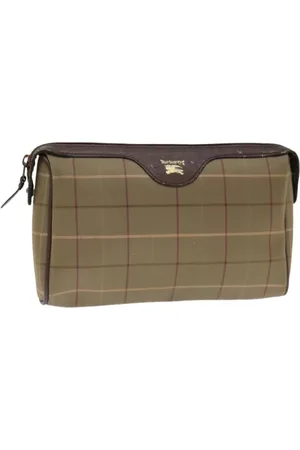 Burberry Femme, Pre-owned, Brun, Taille: ONE Size Pre-owned Toile pochettes-minaudieres