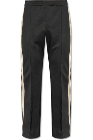 Salvatore Ferragamo Homme, Pantalons, Noir, Taille: L Pantalon de survêtement à rayures