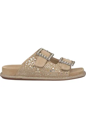 Alma en Pena Femme, Chaussures, , Taille: 35 EU Sandale Plate avec Strass