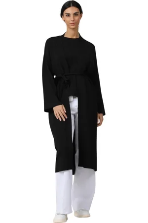ALPHA STUDIO Femme, Pulls, Noir, Taille: 40 FR Gilet Long Tricoté
