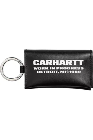 Carhartt Unisex, Accessoires, Noir, Taille: ONE Size Link Script Keychain Noir Blanc