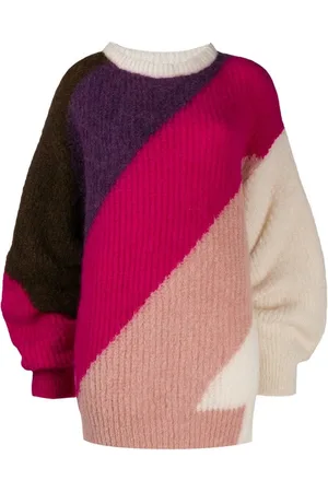 CIRCUS HOTEL Femme, Pulls, Multicolore, Taille: 40 FR Mohair Alpaca Wool Oversized Sweater