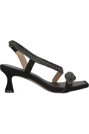 Alma en Pena Femme, Chaussures, Noir, Taille: 42 EU Sandales à Talon Serpent avec Bride Ornée
