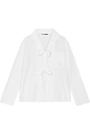 Opéra Sport Femme, Blouses et Chemises, Blanc, Taille: 42 FR Chemise en coton Charme asiatique Style urbain
