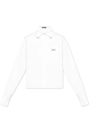 VERSACE Femme, Blouses et Chemises, Blanc, Taille: 36 FR Chemise avec une poche