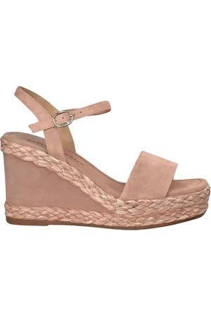 Alma en Pena Femme, Chaussures, Rose, Taille: 40 EU Sandale Compensée Tressée