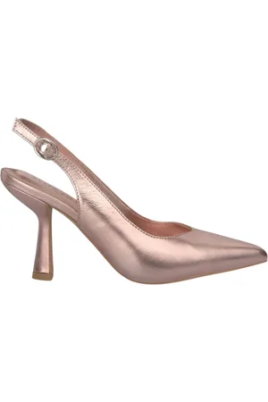 Alma en Pena Femme, Chaussures, Rose, Taille: 37 EU Escarpin en cuir à talon haut avec boucle