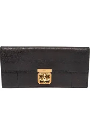 Chloé Femme, Pre-owned, Noir, Taille: ONE Size Pre-owned Cuir petite-maroquinerie