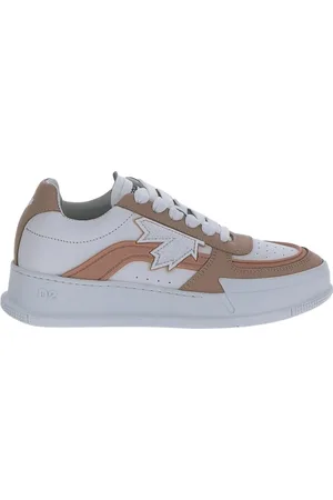 Dsquared2 Femme, Chaussures, Blanc, Taille: 36 EU Baskets Basses