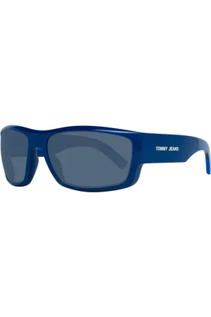Tommy Hilfiger Unisex, Accessoires, Bleu, Taille: ONE Size Lunettes de soleil Trapèze avec protection UVA & UVB