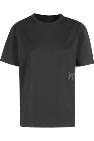 Alexander Wang Femme, Tops, Noir, Taille: 36 FR Tee-shirt Essentiel à Manches Courtes