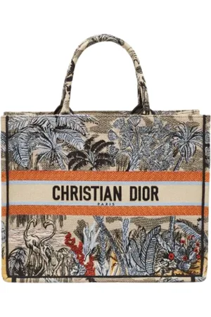 Dior Femme, Pre-owned, Multicolore, Taille: ONE Size Pre-owned Toile cabas
