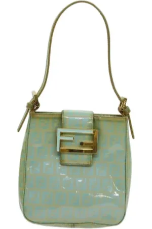 Fendi Femme, Pre-owned, Vert, Taille: ONE Size Pre-owned Toile sacs-fendi