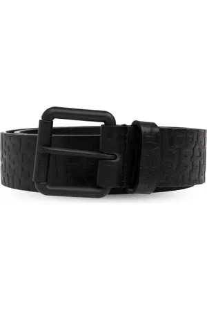 Diesel Homme, Accessoires, Noir, Taille: 90 CM Ceinture en cuir B-Monogram