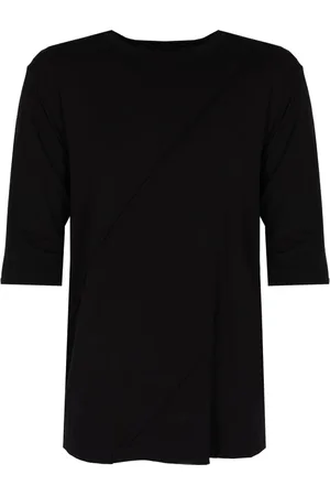 LA HAINE INSIDE US Femme, Tops, Noir, Taille: 42 FR T-shirt élégant à col rond et manches 3/4