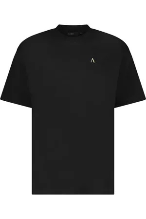 Aeden Homme, Tops, Noir, Taille: M Tee Noir Jeziah Chemise Élégante