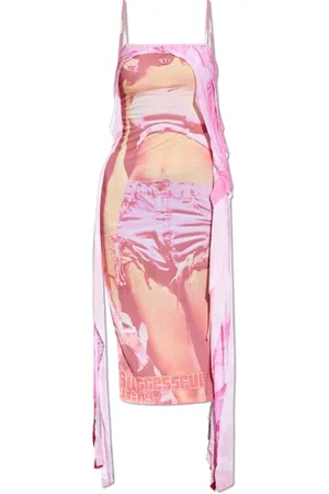 Diesel Femme, Robes, Multicolore, Taille: 36 FR Robe à bretelles D-Malory-Long