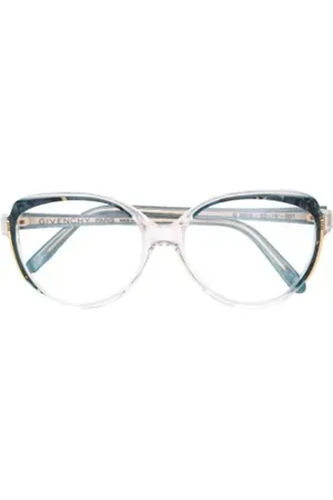 Givenchy Femme, Pre-owned, Bleu, Taille: ONE Size Pre-owned Acetate lunettes-de-soleil