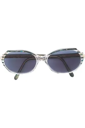 Saint Laurent Femme, Pre-owned, Bleu, Taille: ONE Size Pre-owned Acetate lunettes-de-soleil