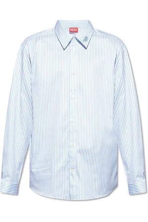 Diesel Homme, Chemises, Bleu, Taille: M Chemise S-Turner-Stripe-D