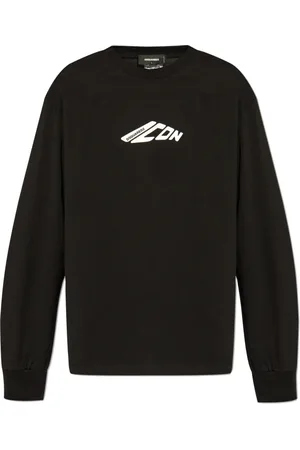 Dsquared2 Homme, Tops, Noir, Taille: XL T-shirt à manches longues