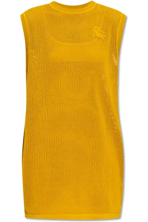 Burberry Femme, Robes, Jaune, Taille: 40 FR Robe en dentelle